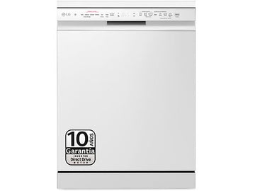 Lavavajillas LG DF243FWS de 60 cm, 14 servicios, Clase D, Blanco - Electrodomésticos Idea SL