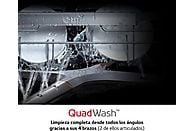 Lavavajillas LG DF365FPS, 14 servicios, Clase B, Inox Antihuellas