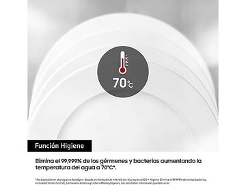 Lavavajillas Samsung DW60A6092FS/ET, 14 servicios, Clase D, Inox