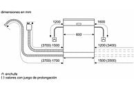 Lavavajillas integrable Balay 3VF5012NP, 12 servicios, Conectividad Wi-Fi