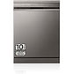 Lavavajillas libre instalación LG DF355FP.APZQEES, 60 cm, Inox antihuellas