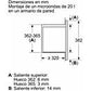 Microondas Integrable Balay 3CG6112X3, 20 L, con Grill, Inox - Electrodomésticos Idea SL