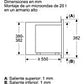 Microondas Integrable Balay 3CG6112X3, 20 L, con Grill, Inox - Electrodomésticos Idea SL