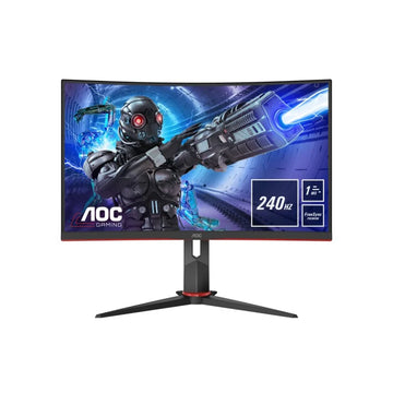 Monitor Gaming Curvo AOC C32G2ZE, 31.5", Full HD, 240Hz, 1ms