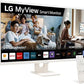 Monitor LG 32SR50F-W, 32”, Full HD IPS, HDR10, Smart Monitor con webOS23