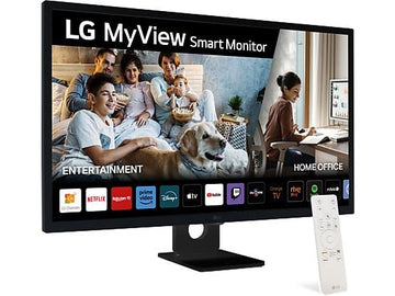 Monitor Smart LG 32SR50F-B, 32 pulgadas, Full HD, webOS 23, Negro