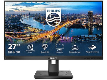 Monitor Philips 275B1/00, 27", QHD, 4 ms, 75 Hz, IPS, Negro