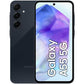 Samsung Galaxy A55, Negro Eclipse, 256 GB, 8 GB RAM, 6.6" OLED, 5G, Android