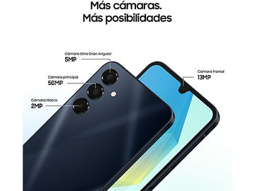 Samsung Galaxy A16, 256 GB, 8 GB RAM, Negro