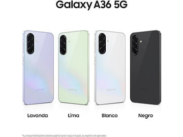 Samsung Galaxy A36 5G (2025), 256 GB, Negro