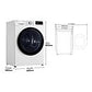 Secadora con bomba de calor LG RH90V9AV3N, 9 kg, A+++, Blanco