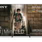 Sony Bravia 5 Mini LED 55" (K55XR55B.CEI), 4K HDR, Procesador XR, 120Hz, Google TV
