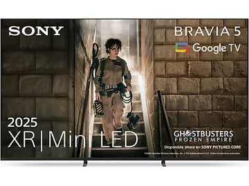 Sony Bravia 5 Mini LED 55" (K55XR55B.CEI), 4K HDR, Procesador XR, 120Hz, Google TV