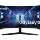Monitor gaming Samsung Odyssey G5 LC34G55TWWPXEN, 34" UWQHD, 165 Hz, 1 ms, FreeSync Premium, Curvo 1000R, Negro