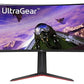 Monitor gaming LG UltraGear™ 34GP63AP-B, 34" UWQHD, 160 Hz, 5 ms, HDR10, FreeSync Premium, Curvo, Negro/Rojo