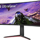 Monitor gaming LG UltraGear™ 34GP63AP-B, 34" UWQHD, 160 Hz, 5 ms, HDR10, FreeSync Premium, Curvo, Negro/Rojo