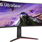 Monitor gaming LG UltraGear™ 34GP63AP-B, 34" UWQHD, 160 Hz, 5 ms, HDR10, FreeSync Premium, Curvo, Negro/Rojo