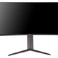 Monitor gaming LG UltraGear™ 34GP63AP-B, 34" UWQHD, 160 Hz, 5 ms, HDR10, FreeSync Premium, Curvo, Negro/Rojo