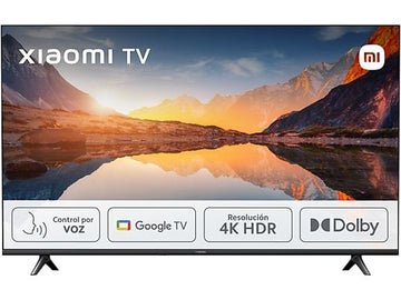 TV LED 43" Xiaomi A 2025, 4K HDR10, Smart TV (Google TV), Dolby Audio, DTS Virtual:X, Negro
