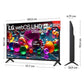 TV LED 65" LG 65UA75006LA, UHD 4K, α7 AI Processor 4K Gen8, Smart TV, Charcoal Black
