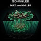 Televisor TCL QD-Mini LED 55C7K, 55 pulgadas, 4K, 144Hz, Google TV