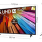 Televisor LG 4K Smart TV de 55 pulgadas, Modelo 55UT80006LA, Negro - Electrodomésticos Idea SL