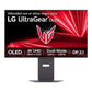 Monitor gaming LG UltraGear™ 32GX870A-B, 32.5", UHD 4K, OLED, 240 Hz, 0.03 ms, Altura ajustable, Morado grisáceo