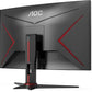Monitor gaming AOC C27G2ZE/BK, 27", Full-HD, 0,5 ms, 240 Hz, Curvo, Negro