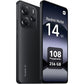 Xiaomi Redmi Note 14 5G, Negro Medianoche, 256 GB, 8 GB RAM, 6.67" AMOLED FHD+, MediaTek Dimensity 7025-Ultra, 5110 mAh