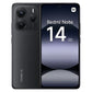 Xiaomi Redmi Note 14 5G, Negro Medianoche, 256 GB, 8 GB RAM, 6.67" AMOLED FHD+, MediaTek Dimensity 7025-Ultra, 5110 mAh