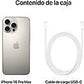 iPhone 16 Pro Max de Apple (2024), 256 GB, 5G, Titanio Natural - Electrodomésticos Idea SL