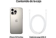iPhone 16 Pro Max de Apple (2024), 256 GB, 5G, Titanio Natural