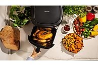 Freidora de aire Cecotec Cecofry Bombastik 6000 Full, 6 L, 1700W, Negro