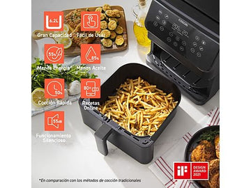 Freidora de aire Cosori Premium II Chef Edition, 6.2 L, 1700W, Negra - Electrodomésticos Idea SL